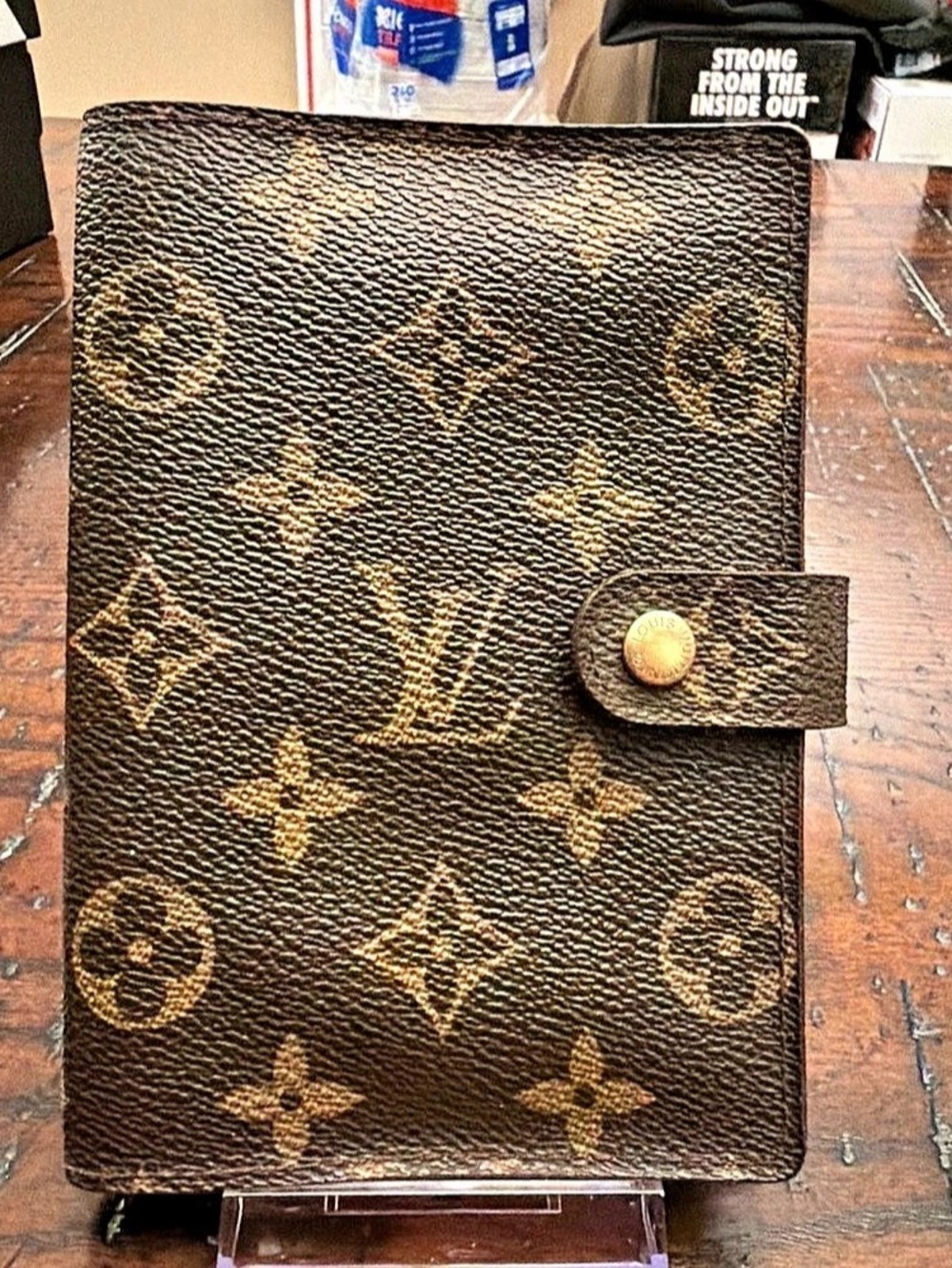 Authentic Louis Vuitton Agenda PM Monogram in Brown